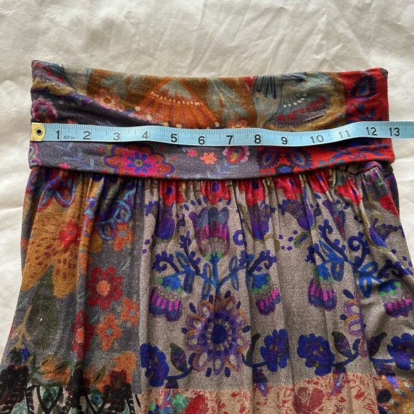 NATURAL LIFE Colorful Patchwork Maxi Skirt Size Small Never Worn - Picture 8 of 9